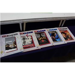 Lot Of Video One VHS Catalogs (5)