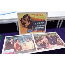 Lot of Original Lobby Cards (3)(Three Steps North 1950, Operation X 1950, Johnny Eager 1951)