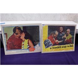 Pair of Original  Lobby Cards (Three Steps North 1950, Mr.Belvedere Rings the Bell 1951)