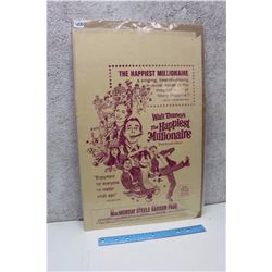 “The Happiest Millionaire” Original Drive-In Theater Poster