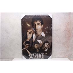 “Scarface” Movie Poster Canvas Print (24” x 36”)