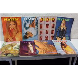 Lot of Playboy Magazines (8)(Various Dates 1972-71)