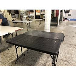 Pair of Plastic Fold Out Tables