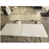 Image 2 : Pair of Plastic Fold Out Tables