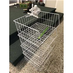 Lot of Basket Shelving