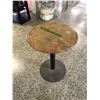 Image 1 : Circle Table with Metal Base