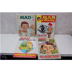 Lot of 70s MAD Magazines (4)