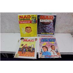 Lot of 70s MAD Magazines (4)