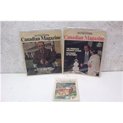 Pair of Pierre Trudeau Canadian Magazines With Homemakers Extra