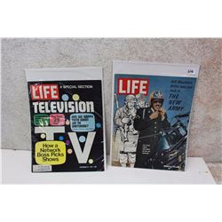 Pair of 1971 Life Magazines