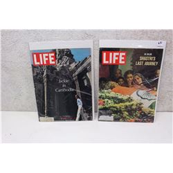 Pair of 60s Life Magazines