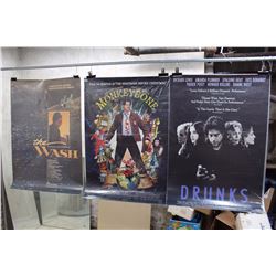 Lot of Movie Posters (7)(The Never Ending Story 2, Murder In The First, Monkey Bone)