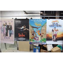 Lot of Movie Posters (5)(Take Two, The Rescuers Down Under)