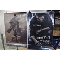 Lot of Movie Posters (2)(Shadow Recruit, Wyatt Earp)