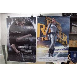 Lot of Movie Posters (2)(Shadow Recruit, Tomb Raider)