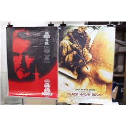 Lot of Movie Posters (2)(The Hunt, Black Hawk Down)