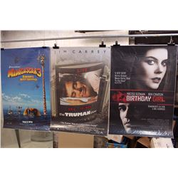 Lot of Movie Posters (3)(Madagascar 3, The Truman Show, Birthday Girl)