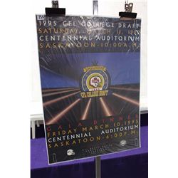 Saskatoon CFL College Draft Poster