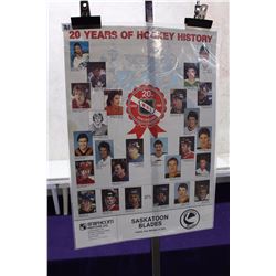 WHL 20th Anniversary Poster (1966-1986)