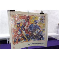 Calgary 1988 Olympic Winter Games Poster