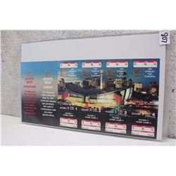 Calgary Stanley Cup Playoff Tickets (4)(1991)