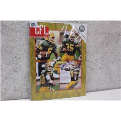 CFL Illustrated Edmonton Eskimos Magazine (1996)