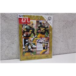 CFL Illustrated Edmonton Eskimos Magazine (1996)