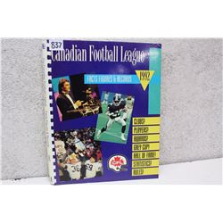 CFL Facts Figures & Records (1992)
