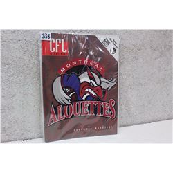 CFL Illustrated Montreal Alouettes Souvenir Magazine