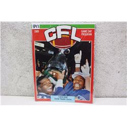 CFL Game Day Program (1989)