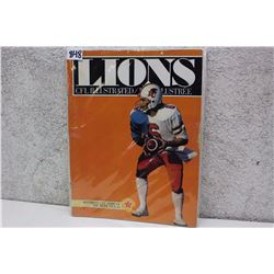CFL Illustrated Lions Souvenir Magazine