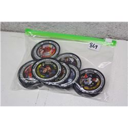 Lot of Metal Hockey Card Pogs