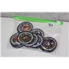 Image 1 : Lot of Metal Hockey Card Pogs
