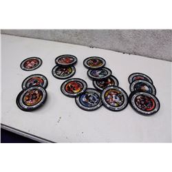 Lot of Assorted Metal Hockey Card Pogs