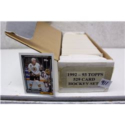 1992-93 Topps Hockey Cards Set (529 Cards)