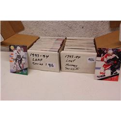 1993-94 Leaf Hockey Cards Sets (Series I and Series II Cards)