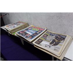 Lot of The Hockey News Magazines