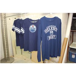 Lot of Edmonton Oilers Shirts, New With Tags (3 T-Shirts, 1 Long Sleeve
