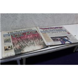 Lot of Final Millennium Issue News Papers