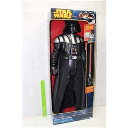 Large Darth Vader Figure With Lightsaber, Box Included