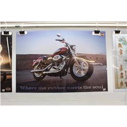 Harley-Davidson Double-Sided Poster (36” x 25”)