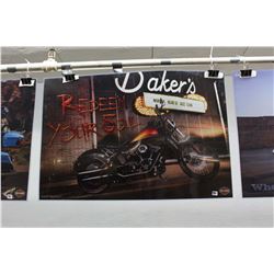 Harley-Davidson Double-Sided Poster (36” x 25”)