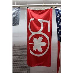 Air Canada 50th Anniversary Flag (71” x 36”)