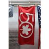 Image 1 : Air Canada 50th Anniversary Flag (71” x 36”)
