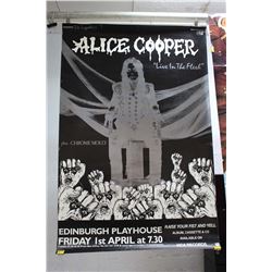 Alice Cooper Concert Poster (58” x 40”)