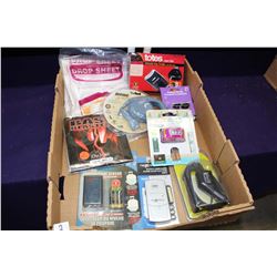 Lot of Misc (Ceiling Hooks, Key Finder, Low Propane Sensor,etc;)