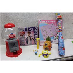Lot of Children Toys (Justin Bieber 300 Pieces Puzzle, Bubble Gum Machine, etc;)