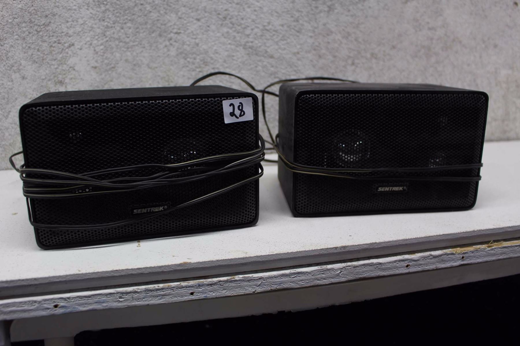 Sentrek Speakers (2) - Bodnarus Auctioneering