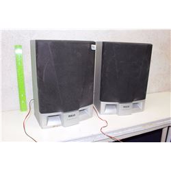 RCA Bass Reflex Speakers (2)