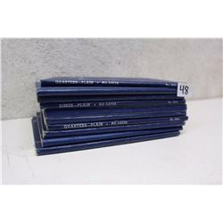 Lot of Empty Canadian Collector Coins Booklets (10)